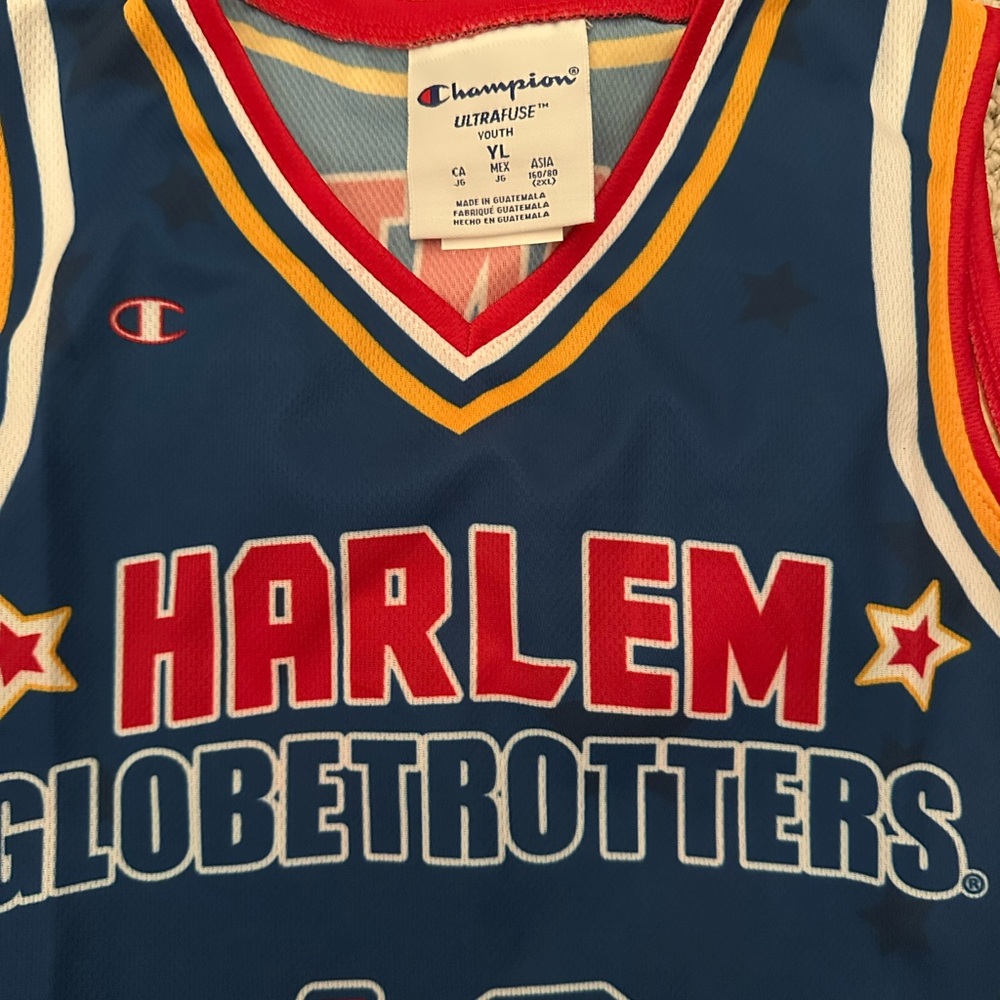 Champion Youth Harlem Globetrotters Jersey - Blue, Red, White
